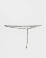 Ζώνη αλυσίδα ασημί