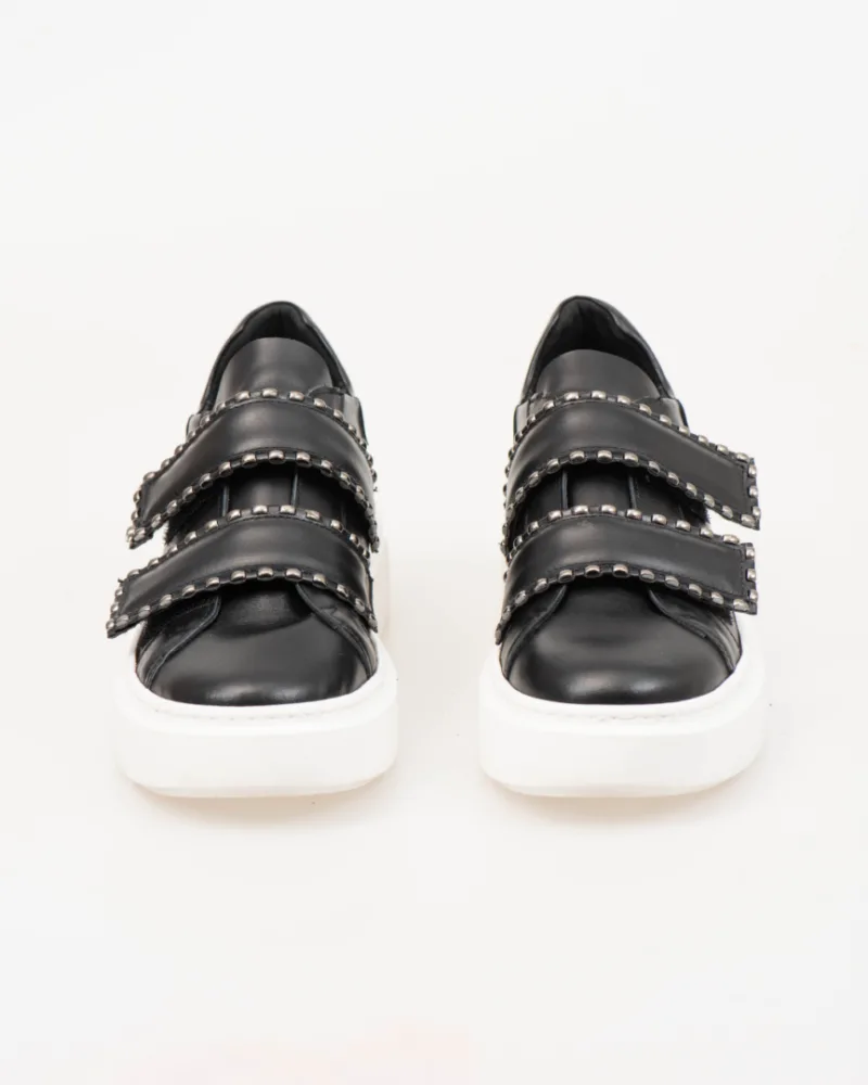 Δερμάτινα Sneakers Magnus με Βελκρο