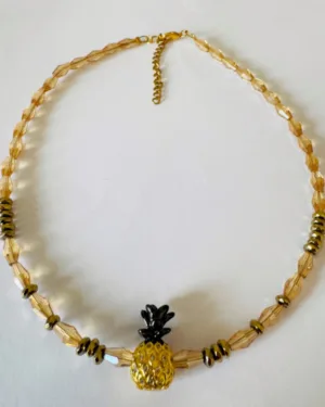 Crystal Pineapple κολιέ