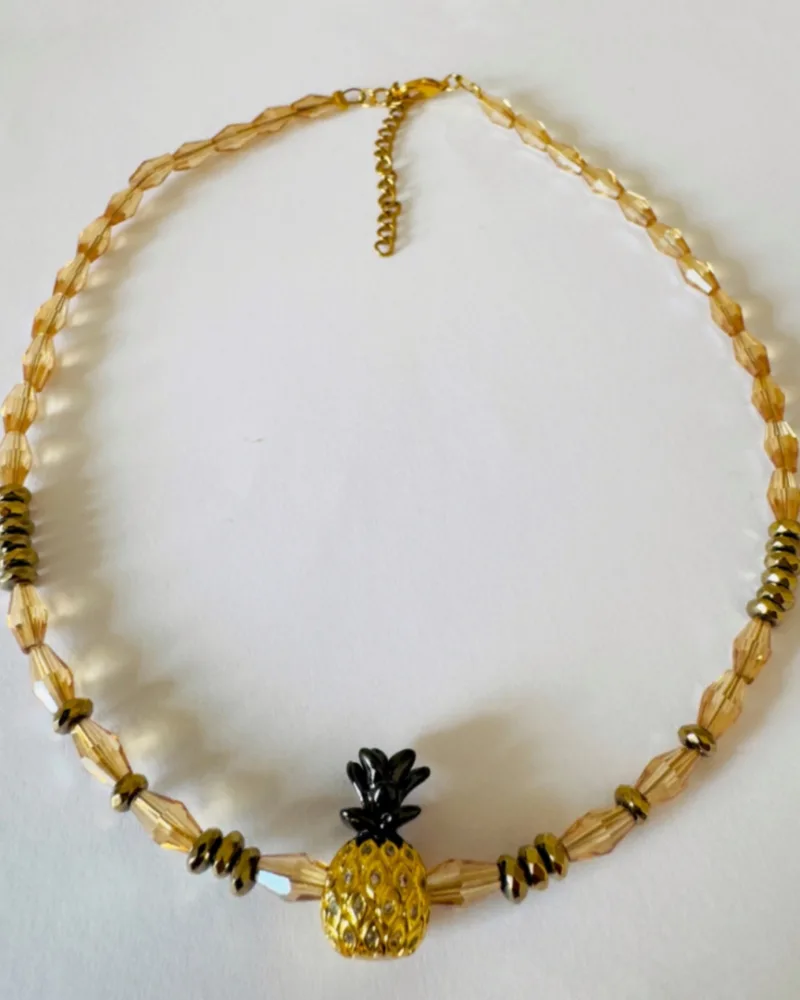 Crystal Pineapple κολιέ