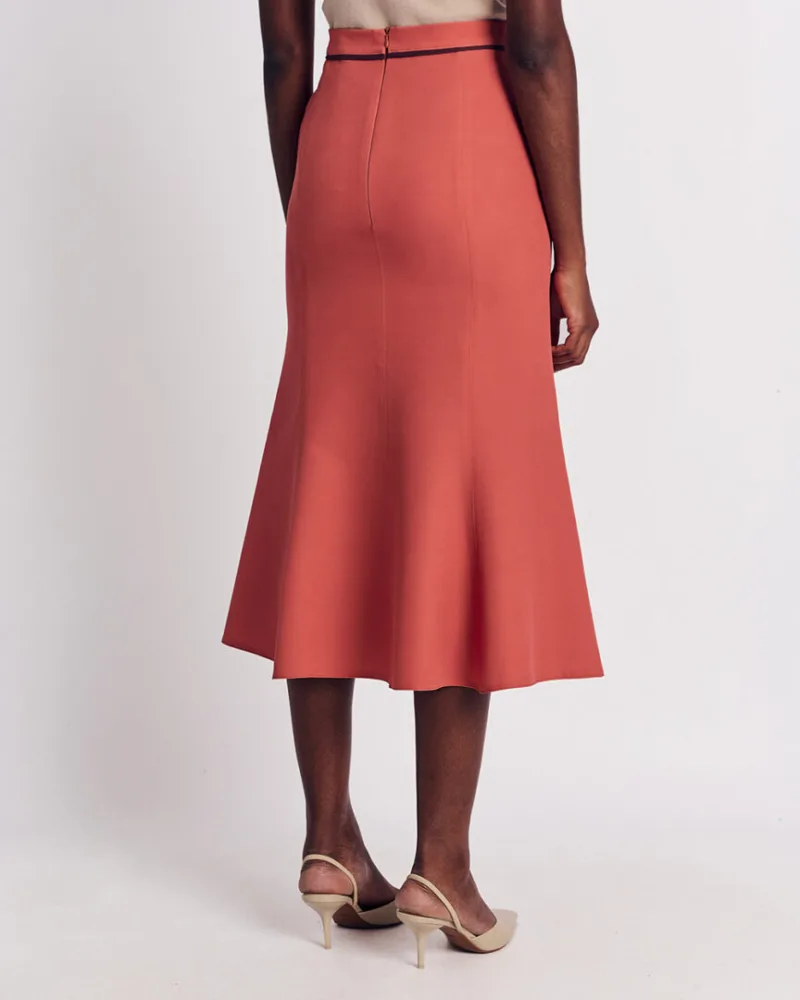 Φούστα midi γκοντέ