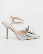 So Chic Alice ασημί γόβες