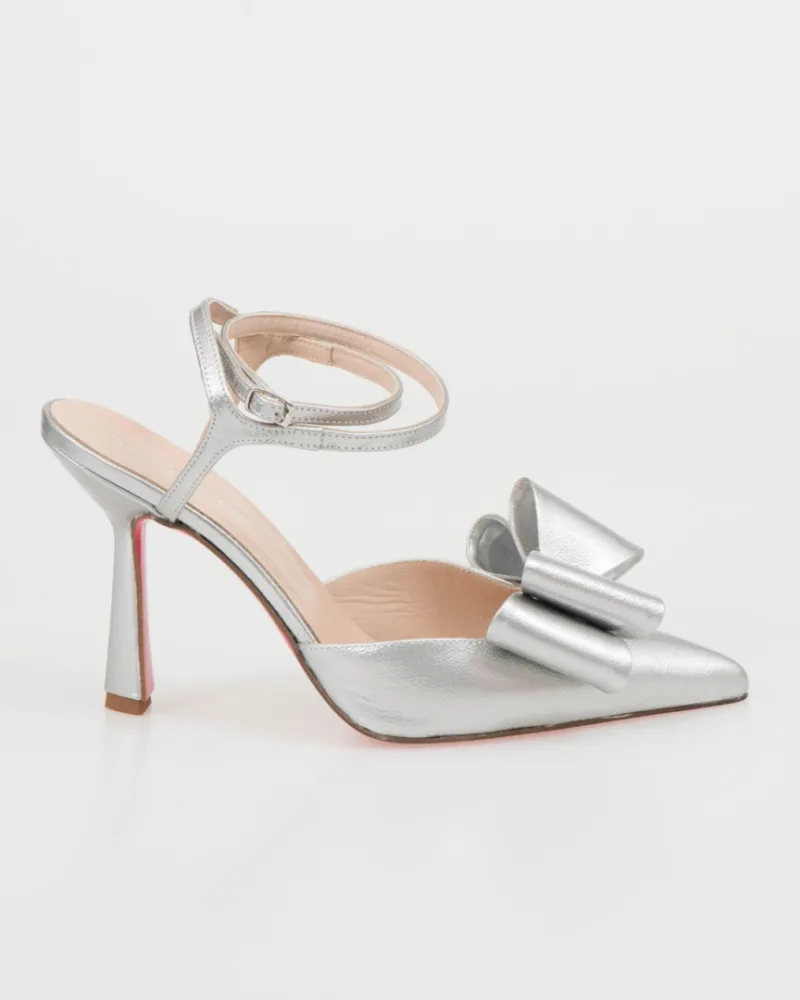 So Chic Alice ασημί γόβες