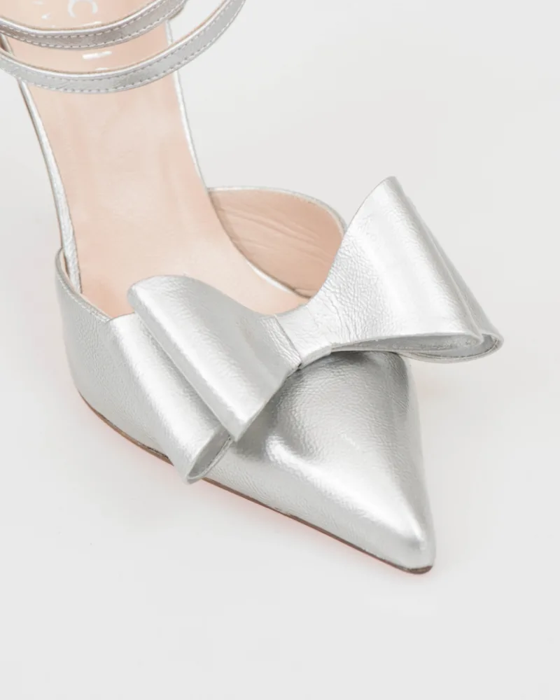 So Chic Alice ασημί γόβες