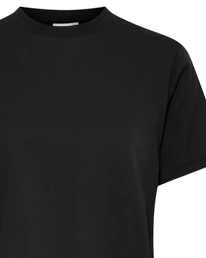 T-shirt μπλούζα μαύρη | Ichi