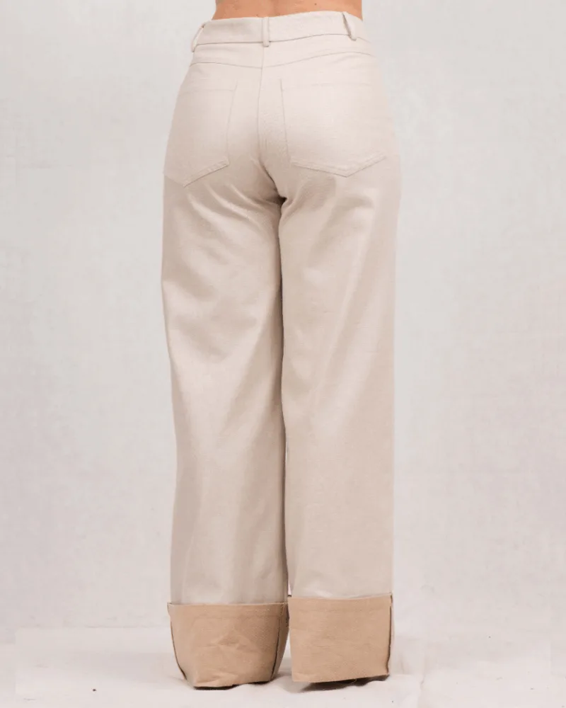 Παντελόνι denim wide leg