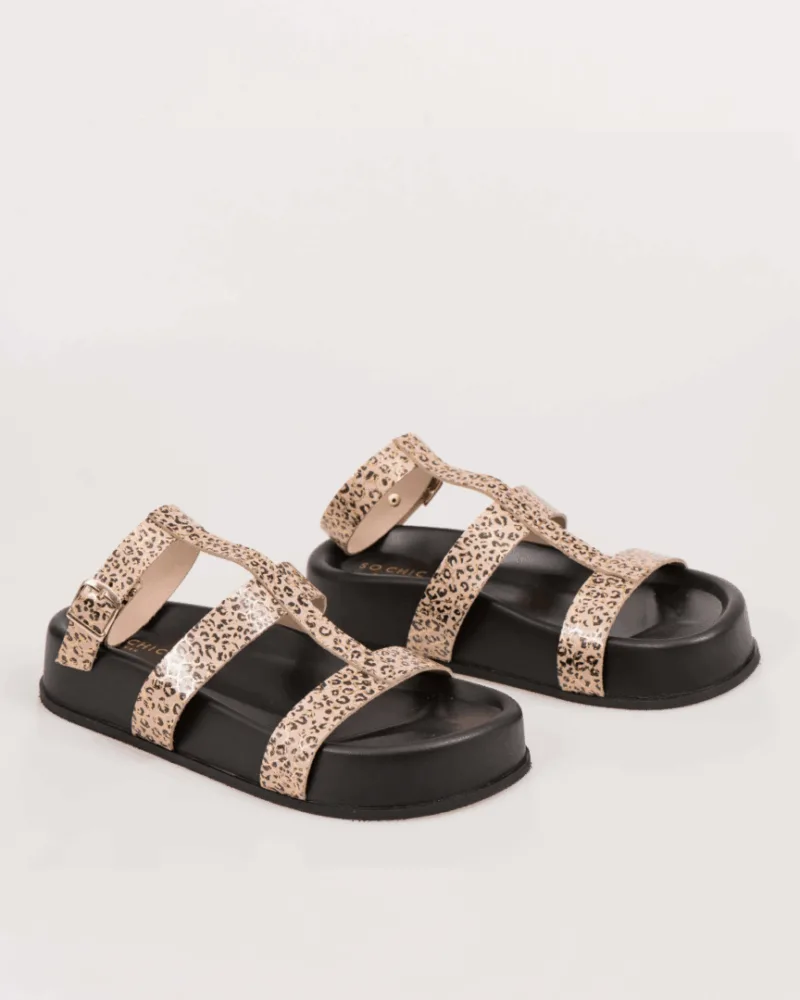 Lusine beige flatforms | So Chic