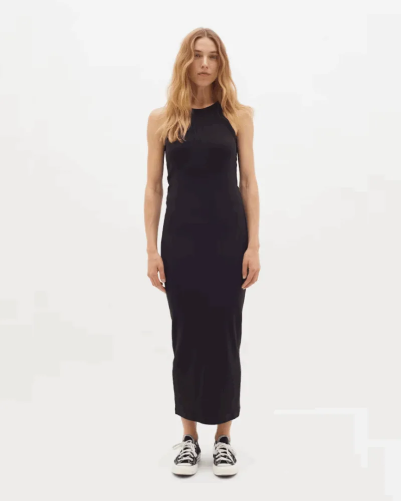 In Wear Φόρεμα rib ελαστικό μαύρο In Wear Φόρεμα rib ελαστικό μαύρο