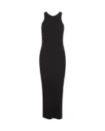 In Wear Φόρεμα rib ελαστικό μαύρο