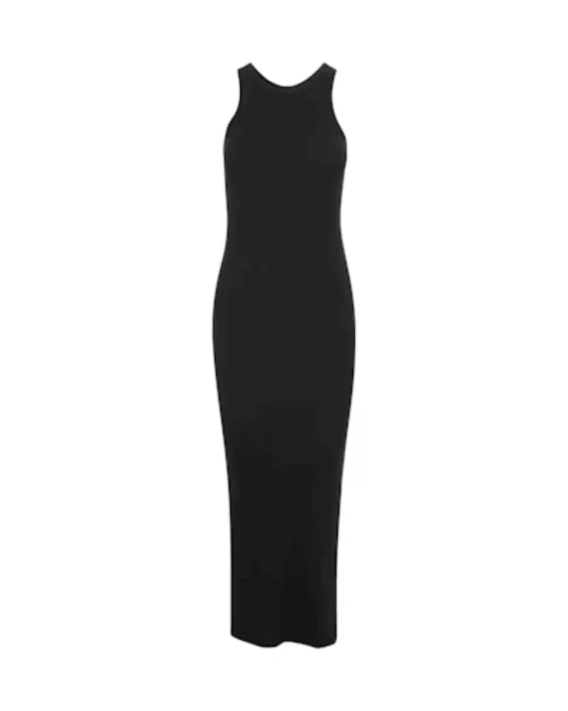 In Wear Φόρεμα rib ελαστικό μαύρο