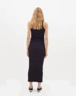 In Wear Φόρεμα rib ελαστικό μαύρο