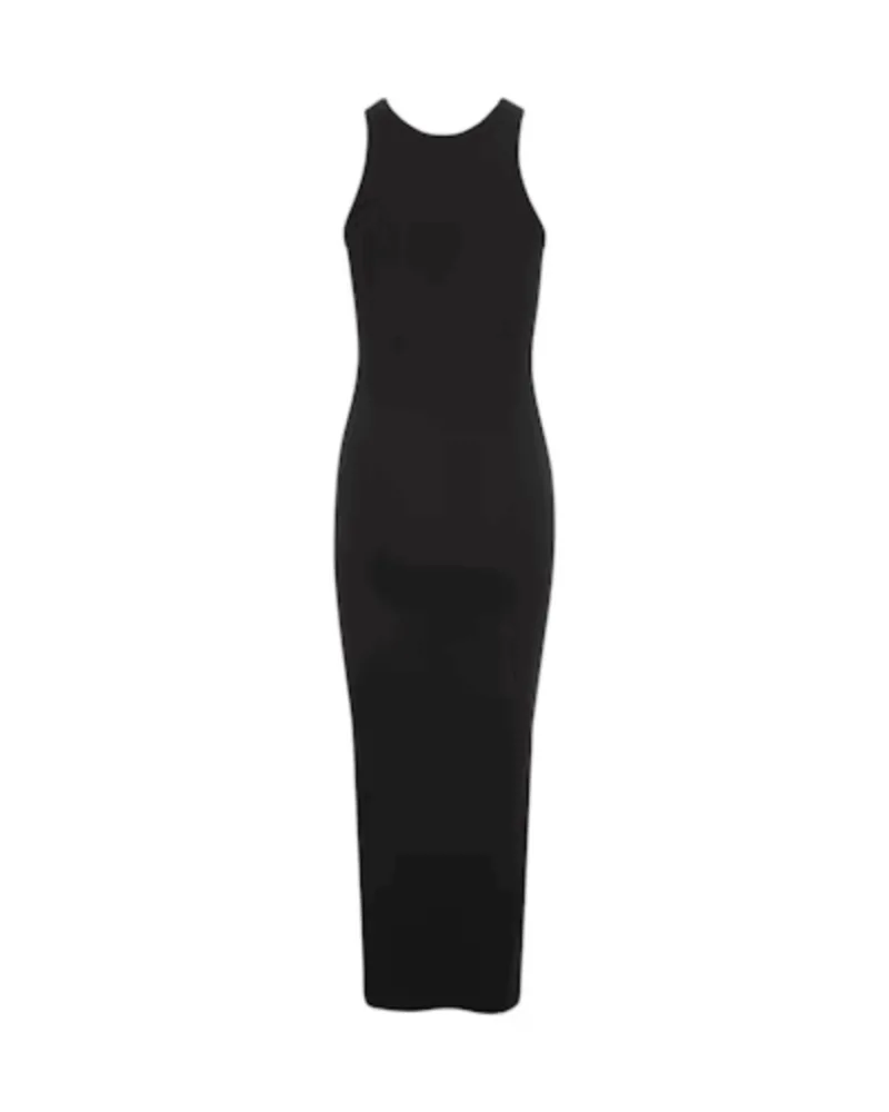 In Wear Φόρεμα rib ελαστικό μαύρο