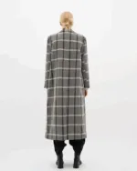 In Wear Καρό μάλλινο παλτό