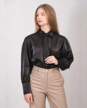 Sabina πουκάμισο με strass μαύρο Sabina πουκάμισο με strass μαύρο