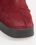 Loretta bordeaux mules