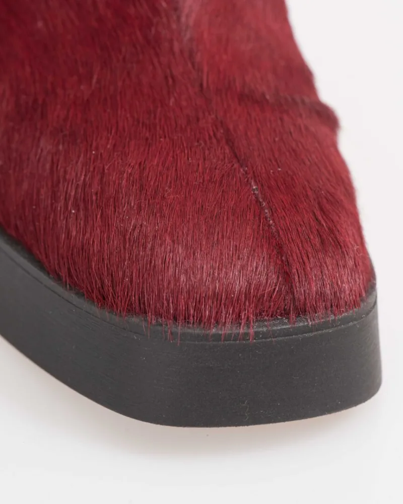 Loretta bordeaux mules