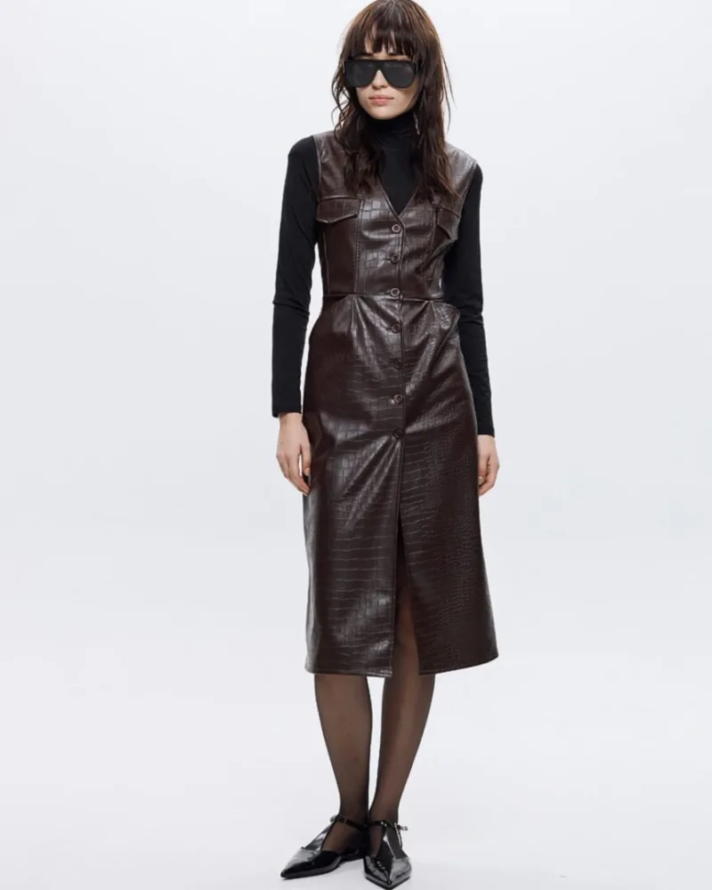 Maisie Croco Dress