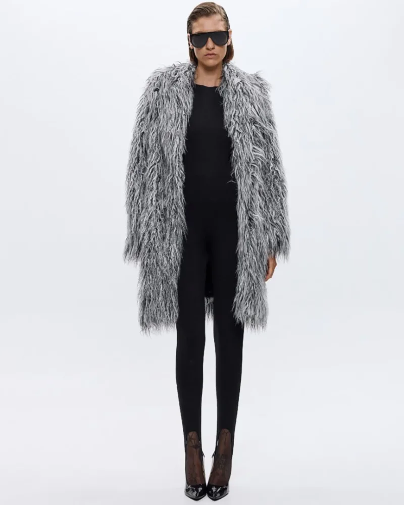 Joy Faux Fur Coat
