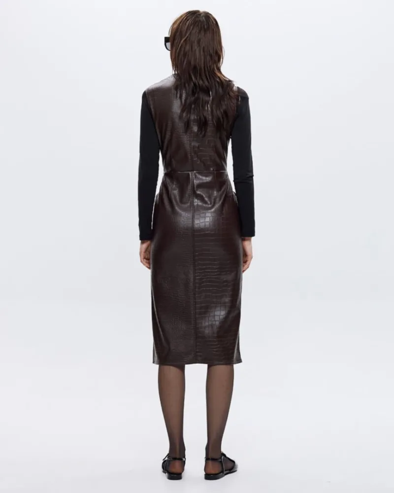 Maisie Croco Dress