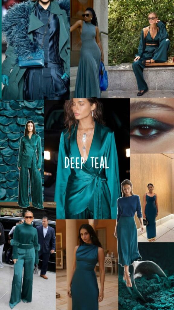 Inspo for wearing the trending colors of autumn winter 2025 and creating trendy outfits