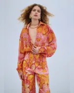 Iraida Sunsway Printed Denim Pants