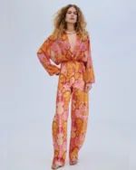 Iraida Sunsway Printed Denim Pants