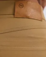 Μπεζ Γυναικείο Παντελόνι Wide Leg