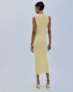 Γυναικείο Φόρεμα Combos Ribbed Midi