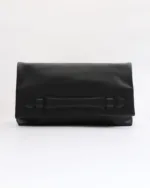 Leather Twist Δερμάτινη Τσάντα Φάκελος Μαύρη Nest