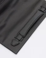 Leather Twist Δερμάτινη Τσάντα Φάκελος Μαύρη Nest