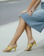 So Chic by VSK Ning Δερμάτινα Mules Κίτρινα