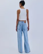Γυναικείο Wide Leg Τζιν σε Ανοιχτό Μπλε Combos