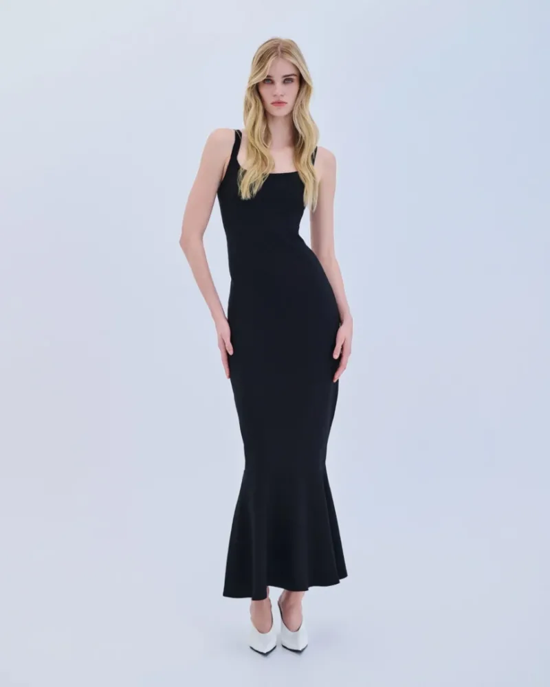 Maxi Φόρεμα Mermaid σε Rayon Ύφασμα Combos Maxi Φόρεμα Mermaid σε Rayon Ύφασμα Combos