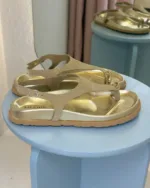 So Chic Δερμάτινα Flat Σανδάλια Reina