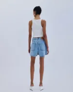 Combos Denim Σορτς με Σκισίματα & Ξέφτια