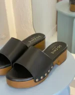 So Chic Μαύρα Σαμπό Terez