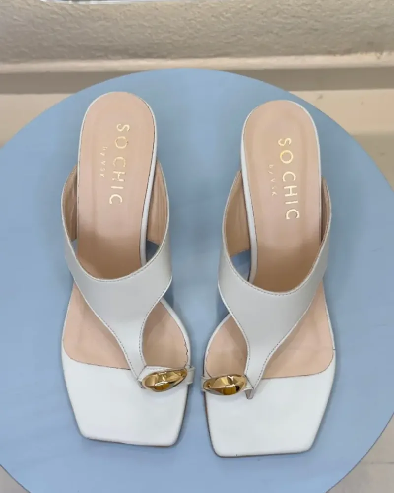 So Chic by VSK Nelly Δερμάτινα Mules