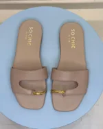 So Chic by VSK Flat Σανδάλι Matilda Μπεζ