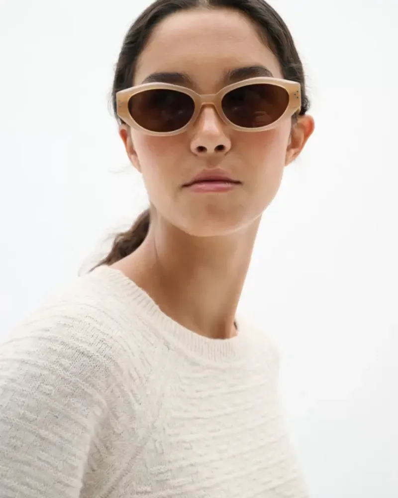 In Wear Cat Eye Γυαλιά Ηλίου Μπεζ